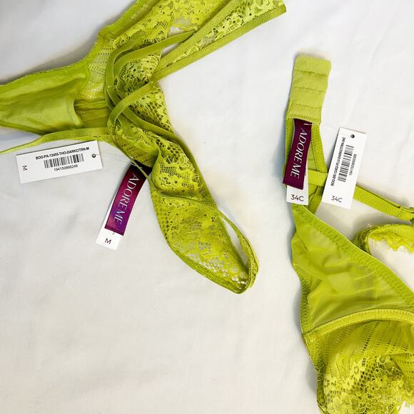 Lace Panty Lingerie Set - Picture 3 of 4